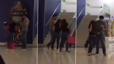 Angry Wife Slaps Husband, Assaults Another Woman Inside Mall Over Alleged Extra-Marital Affair (Watch Video)